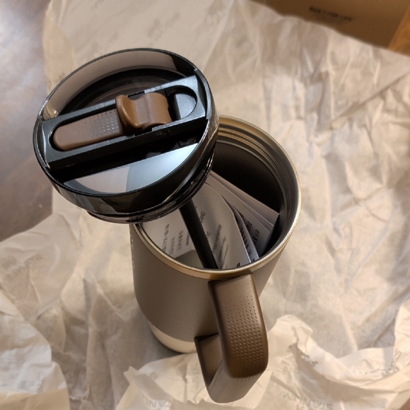 Stanley Quencher Protour Tumbler, 30 Oz - Espresso Gold - New In Box - Picture 6 of 8